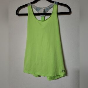 Under Armour Neon Green Adjustable Tank Top XS